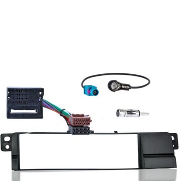 Ramka radia złacze iso red antena BMW 3 E46 04-07