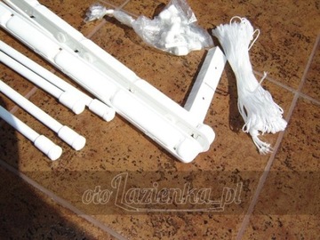 Suszarka sufitowa podsufitowa 1,3m 6prętów METAL
