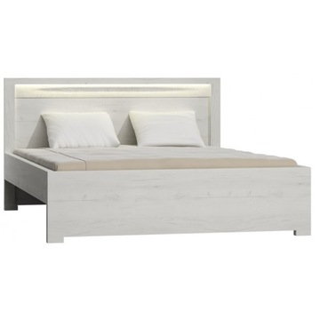Łóżko dwuosobowe LED 160x200 Piekna sypialnia