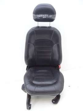 JEEP CHEROKEE KJ 01-08 FOTEL PRAWY PASAŻERA SKÓRA