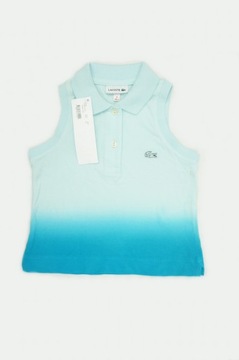 BLUZKA POLO LACOSTE PJ0515 OMBRE NIEBIESKA 86 CM