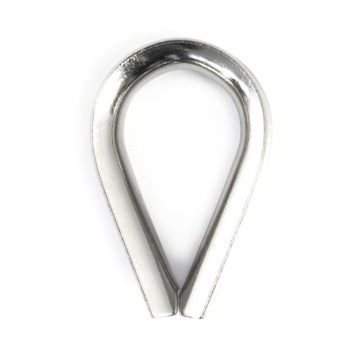 20 цепочек-каплевидных наперстков для веревок, НЕРЖАВЕЮЩАЯ НЕРЖАВЕЮЩАЯ V4, 4 мм