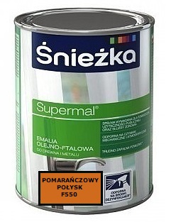 SUPERMAL EMALIA OLEJNO-FTALOWA POMARAŃCZOWA 0,8L