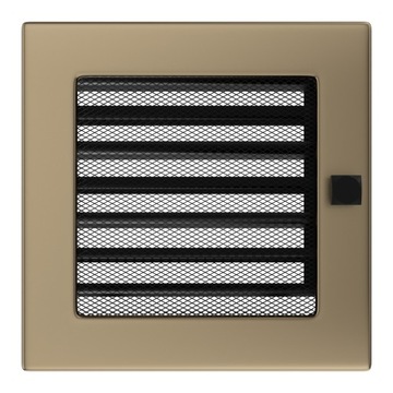 фото ориг. №5, Lattice ventilation fireplace 17x17 gold galwaniczne with blinds
