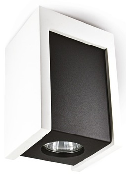 Stylowa Lampa Sufitowa NATYNK Spot Gips-Metal LOFT