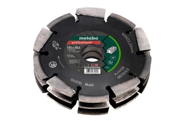 Диск алмазный отрезной Metabo DIA-FS3 125x28,5x22,23 PROFESSIONAL UP Unive