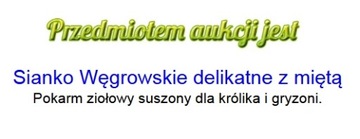 Сено Sianko Węgrowskie нежное с мятой 400г А18
