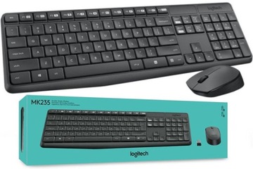 ZESTAW KLAWIATURA + MYSZ LOGITECH WIRELESS MK235