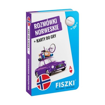 ROZMÓWKI norweskie i karty do gry 2w1 (A1-A2)