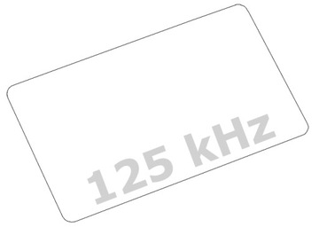 Karta zbliżeniowa RFID Unique 125kHz, biała, nowa