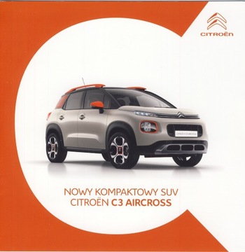 CITROEN C3 Aircross prospekt model 2018 polski