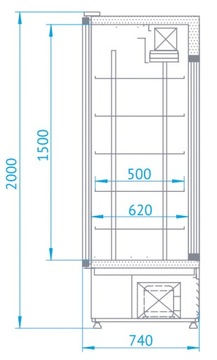 ХОЛОДИЛЬНЫЙ ШКАФ RAPA SCH-2SR 1200 БЕСПЛАТНАЯ ДОСТАВКА