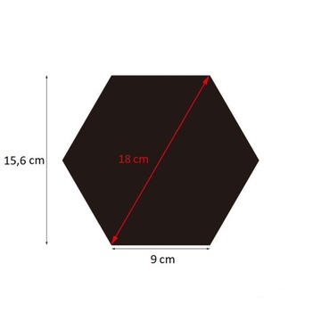 Набор из 8 штук Honeycomb 18 см HEXagon