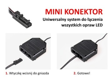 Oprawa LED ORBIT XL 3W, podszafkowa,zestaw 4-pkt