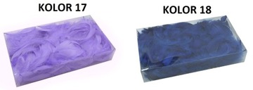 ПЕРЬЯ 50 ГРАММ ПЕРЬЯ ДЕКОРАТИВНЫЕ 23 ЦВЕТА 300 ШТ.