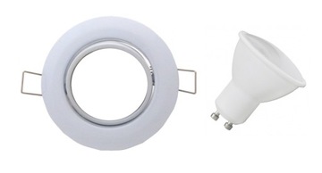 OPRAWA OPRAWKA HALOGENOWA DO PODBITKI +GU10 LED 5W