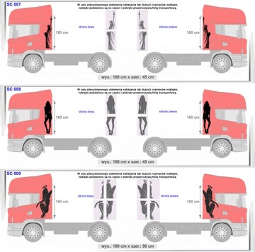 НАКЛЕЙКИ SCANIA GRIFF 180 см + БЕСПЛАТНО