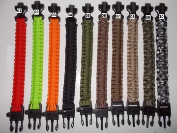 БРАСЛЕТ FIRST WHISTLE OUTDOOR PARACORD 'M'