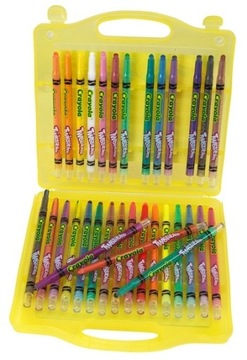 Набор цветных карандашей Crayola Twistables Чемодан TWISTABLES