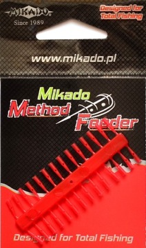 MIKADO METHOD FEEDER PUSH STOP RED