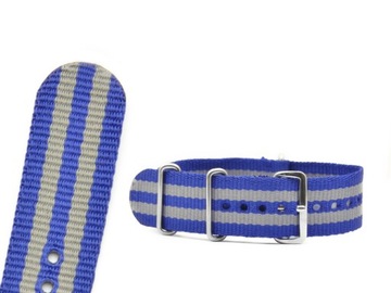 PASEK DO ZEGARKA NATO NYLONOWY 22 KOLORY 8905