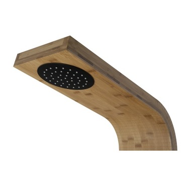 Деревянная бамбуковая бамбуковая душевая панель термостат