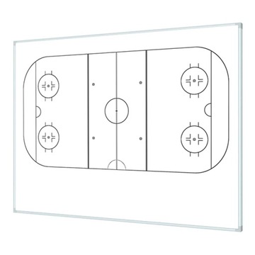 Boisko magnetyczne do hokeja na lodzie 120x100cm