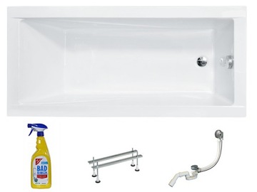 WANNA AKRYLOWA BESCO MODERN 170x70 + SYFON + NOGI