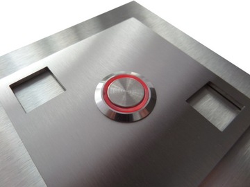 INOX LED кнопка звонка домофона