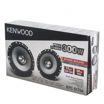 KENWOOD KFC-S1756 АВТОМОБИЛЬНЫЕ КОЛОНКИ 300ВТ 17см