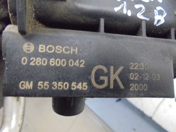 KOLEKTOR SACÍ/ZBĚRNÉ 0280600042 55350545 OPEL AGILA 1.2