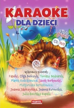 KARAOKE DLA DZIECI +1CD+1DVD piosenki zabawa nauka