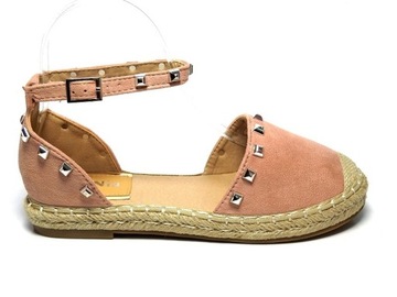 ESPADRYLE DAMSKIE ĆWIEKI 9926 Pink r.39