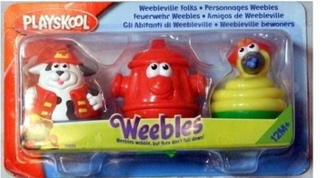 PLAYSKOOL WEEBLES ZWIERZACZKI KIWACZKI 3-PAK