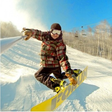 SOLIDNY MONOPOD wysięgnik RAMIĘ uchwyt stick GoPro