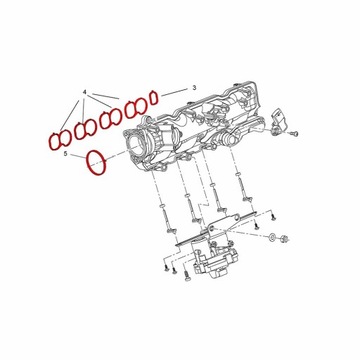 389 Крышки впускного коллектора 2.0 CDTI TTiD