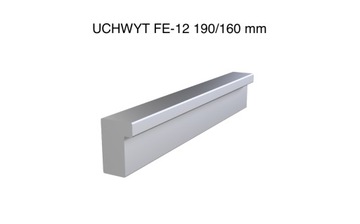 UCHWYT MEBLOWY DO MEBLI ALUMINIUM FE-12 190/160 mm