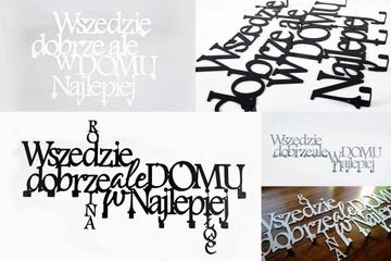 Wieszak ŚCIENNY do przedpokoju na UBRANIA 7kolorów