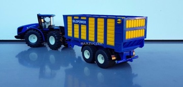 SIKU 1947 NEW HOLLAND ТРАКТОР + ПРИЦЕП 1:50