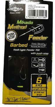 MIKADO HACZYKI DO METODY 10cm PUSH STOP B211P-6