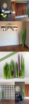 Sztuczna trawa na balkon OZDOBNA dekoracyjna ZIELONA 90cm roślina ozdobna