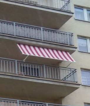 Балконная маркиза с рейлингом Sanseo 150x200