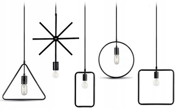 LAMPA SUFITOWA WISZĄCA LOFT INDUSTRIAL EDISON E27