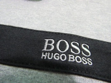 Hugo Boss GREEN HB CZARNO SZARE ORYGINALNE POLO /L