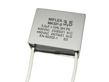 Kondensator silnikowy rozruchowy MIFLEX 3,5uF