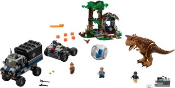 фото ориг. №7, Pads lego jurassic world set escape in front of dinosaur karnotaurem 75929