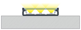 PROFIL ALUMINIOWY SOLIS INOX 2M DO TAŚM LED