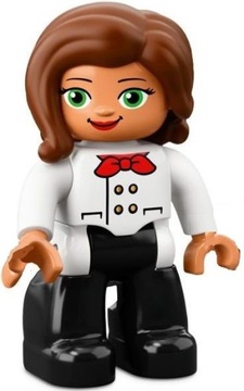 LS NOWE LEGO DUPLO FIGURKA PANI MAMA KELNERKA