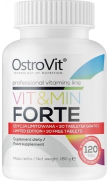 OSTROVIT VIT&MIN FORTE 120 TABL WITAMINY MINERAŁY KOMPLEKS VITAMIN MINERAL