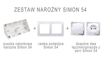 Simon 54 PUSZKA NATYNKOWA NAROŻNA PODW antracyt